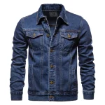 Light Blue Denim Jacket for Men   Ripped Streetwear 3 | PricZone