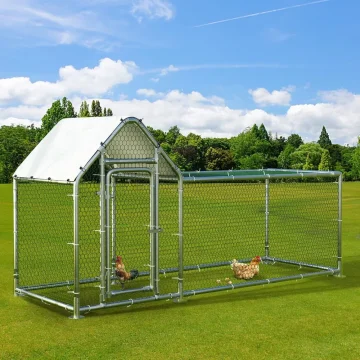 Large Metal Chicken Pen Outdoor Poultry Cage Spire 1