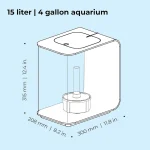 Modern Acrylic Fish Tank with LED Light 5