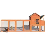 122 inch Chicken Coop with Nest Box and Tray 6 | PricZone