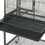 Steel Top Bird Cage with Rolling Brackets for Parrots 4 | PricZone