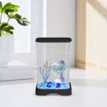 HD Betta Fish Tank Small Aquarium with LED Light 4