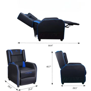 VIT Gaming Recliner Chair Racing Style PU Leather 2