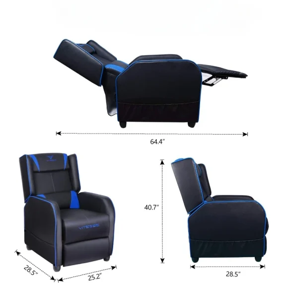 VIT Gaming Recliner Chair Racing Style PU Leather 2 | PricZone