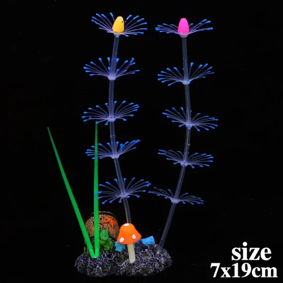 Glow in the Dark Artificial Coral Aquarium Decor 1 | PricZone