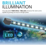 Flex 15 Inch Aquarium Kit with LED Lights  Filter 4 | PricZone