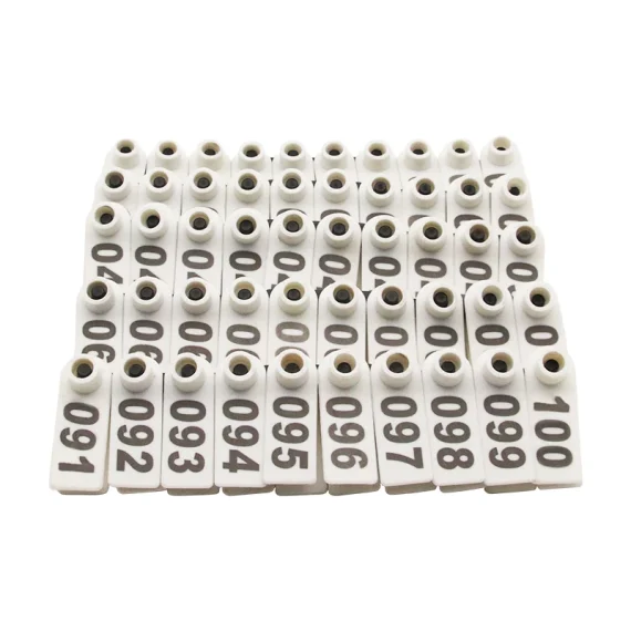 100 Pack Cow Ear Tags with Pliers for Farm Use 4 | PricZone