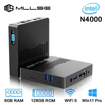 MLLSE M2 Air Mini PC Intel N4000 6GB RAM 128GB 1