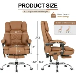 Heated Massage Executive Office Chair   Ergonomic Recliner 2 | PricZone