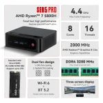 Beelink SER5 Pro Mini PC AMD Ryzen 7 16GB RAM 500GB SSD 3 | PricZone