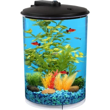 360 Aquarium with LED Lighting - 7 Color Options 1