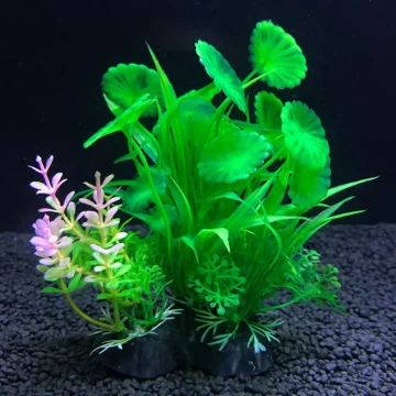 Artificial Aquarium Plants Plastic Fish Tank Decor 2