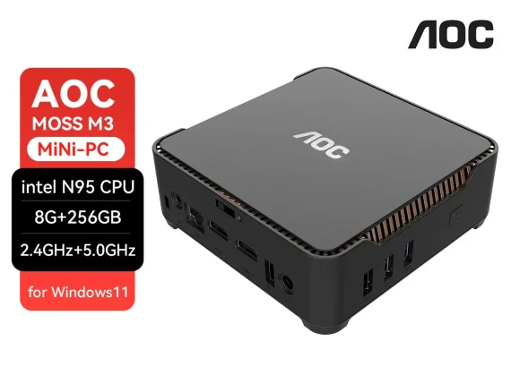 AOC Mini PC MOSS M3 Intel N95 Barebone System 6 | PricZone