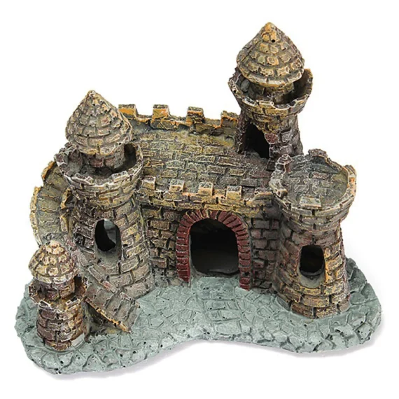 Artificial World of Tanks Resin Castle Aquarium Decoration 1 | PricZone