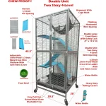 Two Full Story Double Unit 4 Tier Chew Proof Small Animal Cage 3 | PricZone