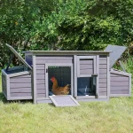 Chicken Coop Outdoor Wooden Hen House with Nesting Boxes 1 | PricZone