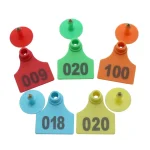 100 Pcs Copper Head Laser Number Ear Tags for Livestock 1 | PricZone