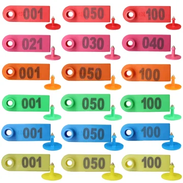 20PCS Colored Sheep Ear Tags for Livestock ID 1