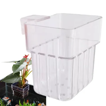 Transparent Aquarium Plant Holder – Fish Tank Planter 2