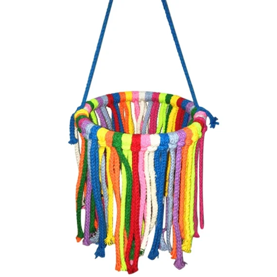 Pet Bird Parrot Rope Chew Toy Hanging Swing 2 | PricZone