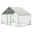 10×6.6×6.56ft Walk-in Poultry Cage with Cover