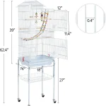 624 inch Roof Top Bird Cage for Small Parrots 5 | PricZone