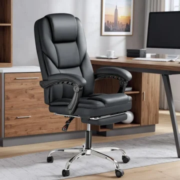 Ergonomic Executive Office Chair with Foot Rest 2