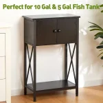 10-Gallon Aquarium Stand with Storage Cabinet 2