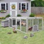 103 inch Large Wooden Chicken Coop for 4 6 Chickens 1 | PricZone