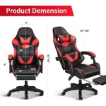 Ergonomic Gaming Chair with Adjustable Backrest 3