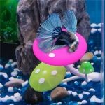 Fish Habitat Leaf with Suction Cup for Betta Fish 3