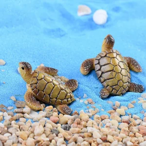 Mini Sea Turtle Resin Aquarium Ornament Decor product image