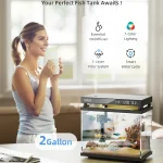 2 Gallon Glass Fish Bowl Vase with Wooden Base 2