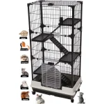 Large 5 level Indoor Outdoor Small Pet Cage with Ramp 1 | PricZone