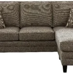 915 inch L shaped Modern Chenille Reversible Sofa Gray 1 | PricZone