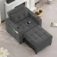 3-in-1 Convertible Sofa Bed with USB and Cup Holder