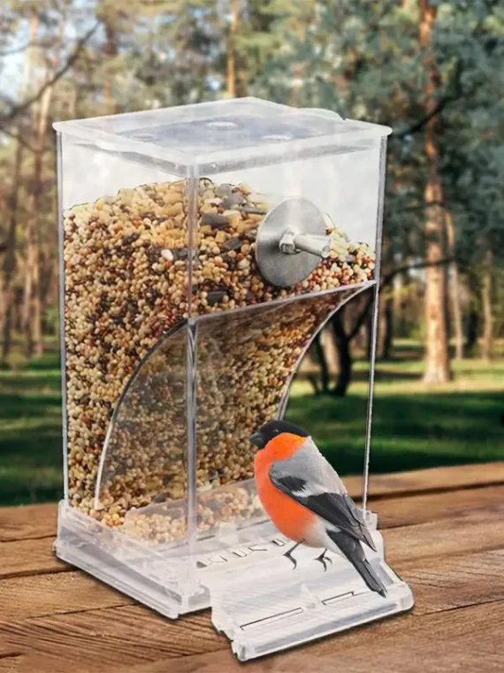 Acrylic Anti Spill Parrot Feeder and Drinker 4 | PricZone