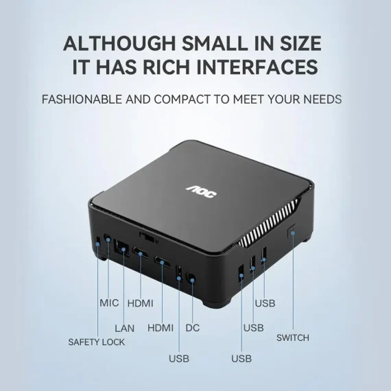 AOC Mini PC MOSS M3 Intel N95 Barebone System 2 | PricZone