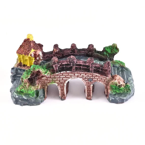 Aquarium Resin Bridge Ornament Fish Tank Decoration 6 | PricZone