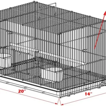 10 Pack Aviary Breeding Cages for Lovebirds & Finches 2