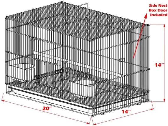 10 Pack Aviary Breeding Cages for Lovebirds  Finches 2 | PricZone