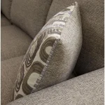 915 inch L shaped Modern Chenille Reversible Sofa Gray 5 | PricZone