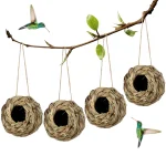 Natural Reed Grass Bird Nest   Outdoor Hanging Cage 2 | PricZone