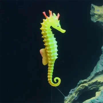 Luminous Glowing Seahorse Aquarium Decoration 2