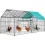 87-Inch x 41-Inch Large Metal Chicken Coop Run