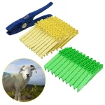 100Pcs Livestock Ear Tags with Plier for Goats  Sheep 1 | PricZone