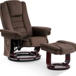 Mcombo Swivel Recliner Chair with Ottoman and Massage 1 | PricZone