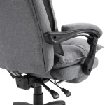 Vinsetto Grey Swivel Executive Office Chair with Footrest 6 | PricZone