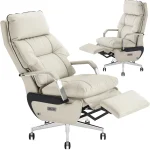 Dual Motor Executive Office Chair with Footrest 1