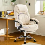 Ergonomic Reclining Office Chair with Footrest 2 | PricZone